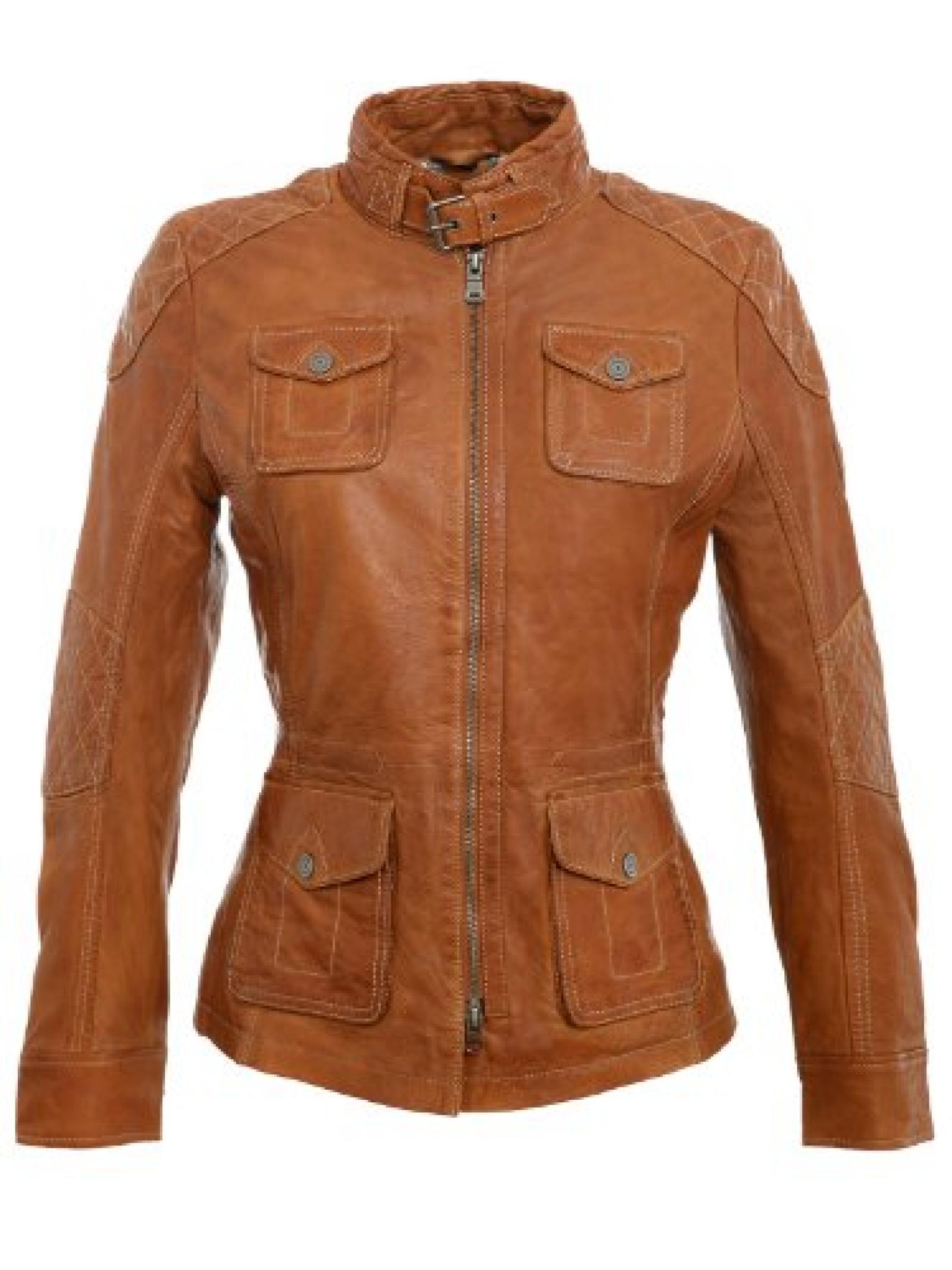 Mauritius Damen Lederjacke "Sofie LSVTW" in Cognac Gr. 36-46 Mauritius Damen Lederjacke "Sofie LSVTW" in Cognac Gr. 36-46